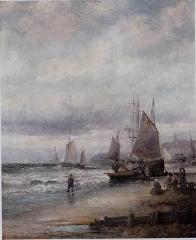 unknow artist Seascape, boats, ships and warships. 06 oil painting picture